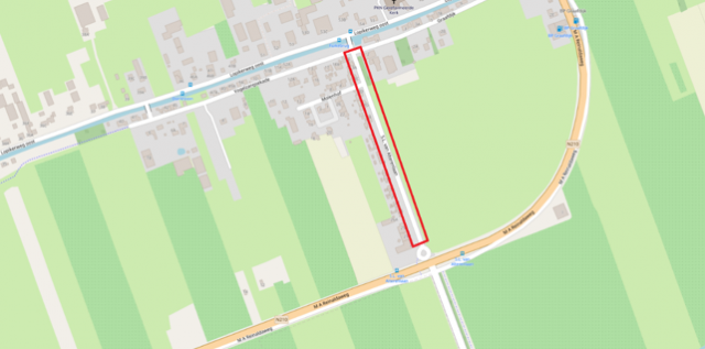 S.L. van Alterenlaan, projectgrens